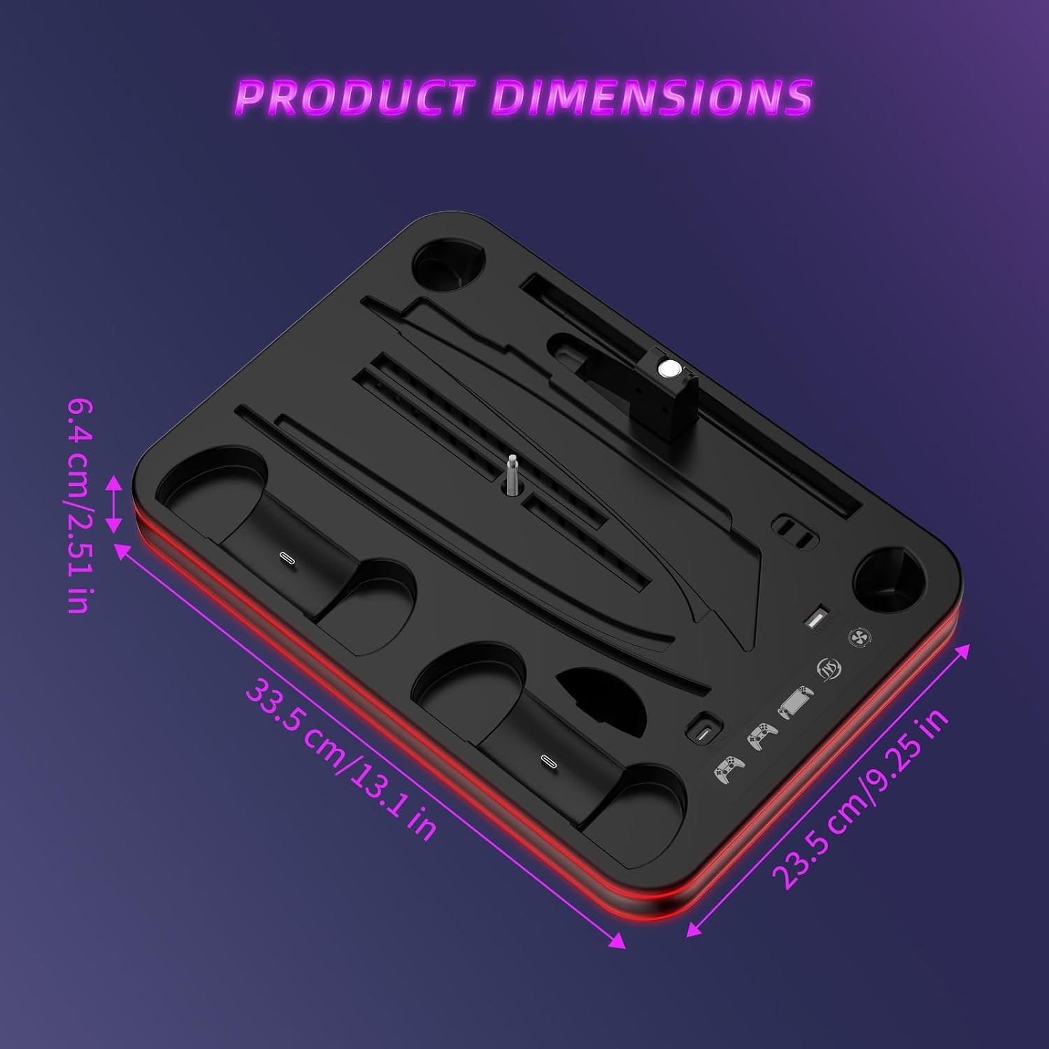 Elevate Your Gameplay with Our Ultimate PS5 Charger Dock with Cooling Fan - Flex Gamingproduct_type
