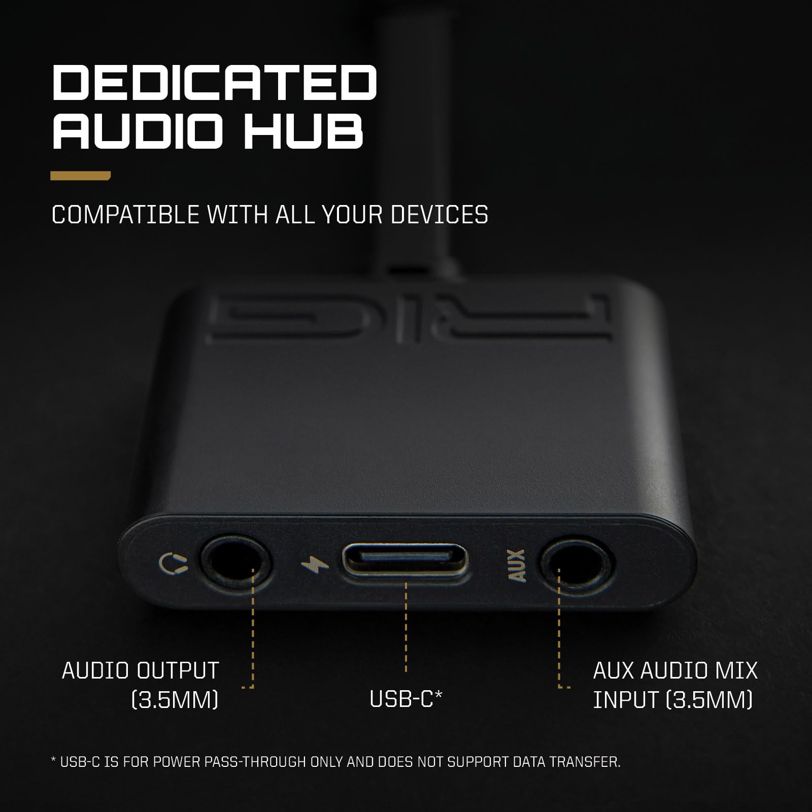 RIG R5 Spear PRO HS Wired Gaming Headset Officially Licensed for PlayStation, PS5, PS4, PC - 40mm Graphene Drivers, Tempest 3D Audio, Flip-to-Mute Mic, Memory Foam Cushions, 3.5mm -Black - Flex Gamingproduct_type