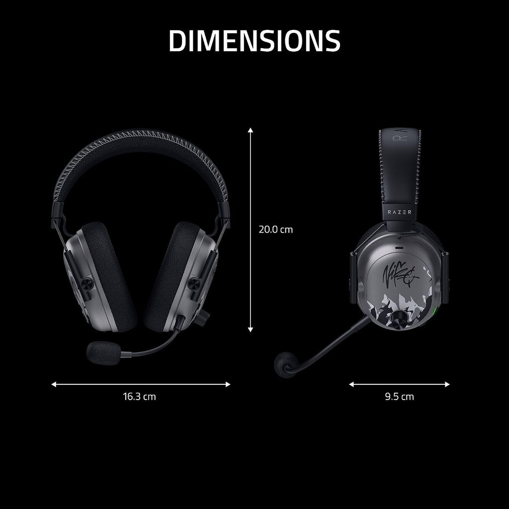 Razer BlackShark V2 X Gaming Headset: 7.1 Surround Sound - 50mm Drivers - Memory Foam Cushion - for PC, PS4, PS5, Switch - 3.5mm Audio Jack - Black