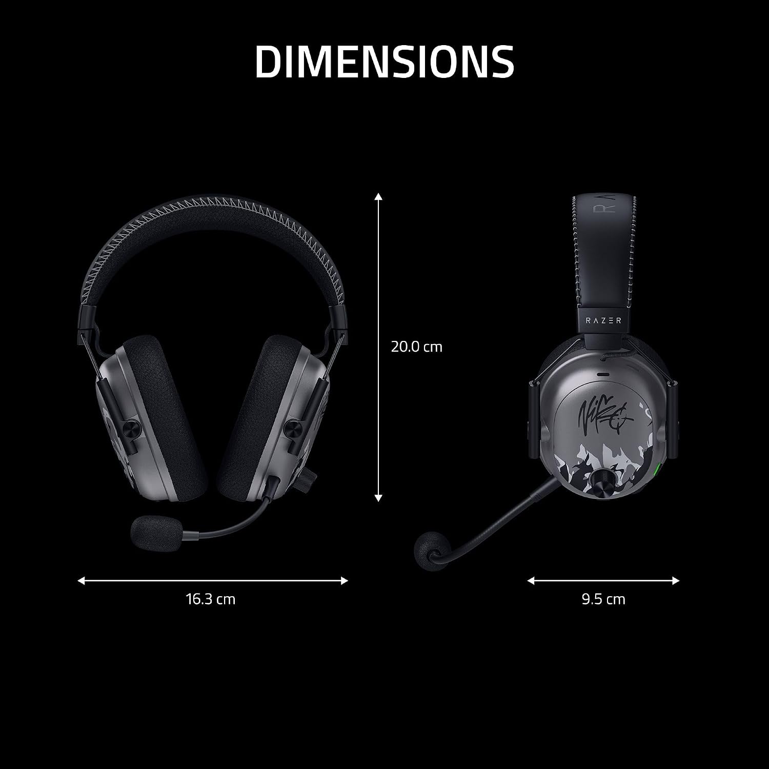 Razer BlackShark V2 X Gaming Headset: 7.1 Surround Sound - 50mm Drivers - Memory Foam Cushion - for PC, PS4, PS5, Switch - 3.5mm Audio Jack - Black