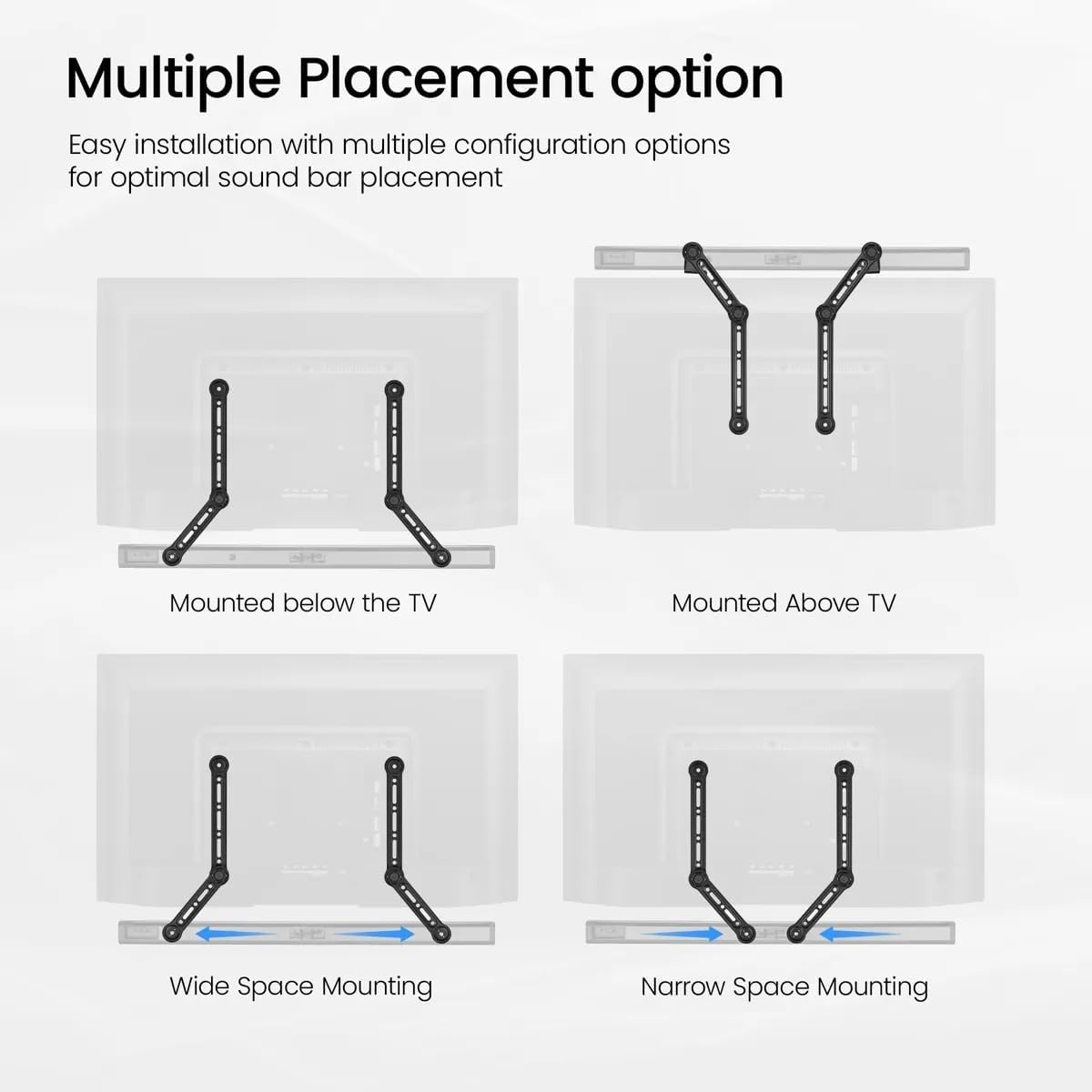 Bose TV Speaker Soundbar with Bluetooth & HDMI-ARC Plus Universal Adjustable TV Soundbar Mount Brackets for Wall or TV Mount Installation Bundle - Flex Gamingproduct_type