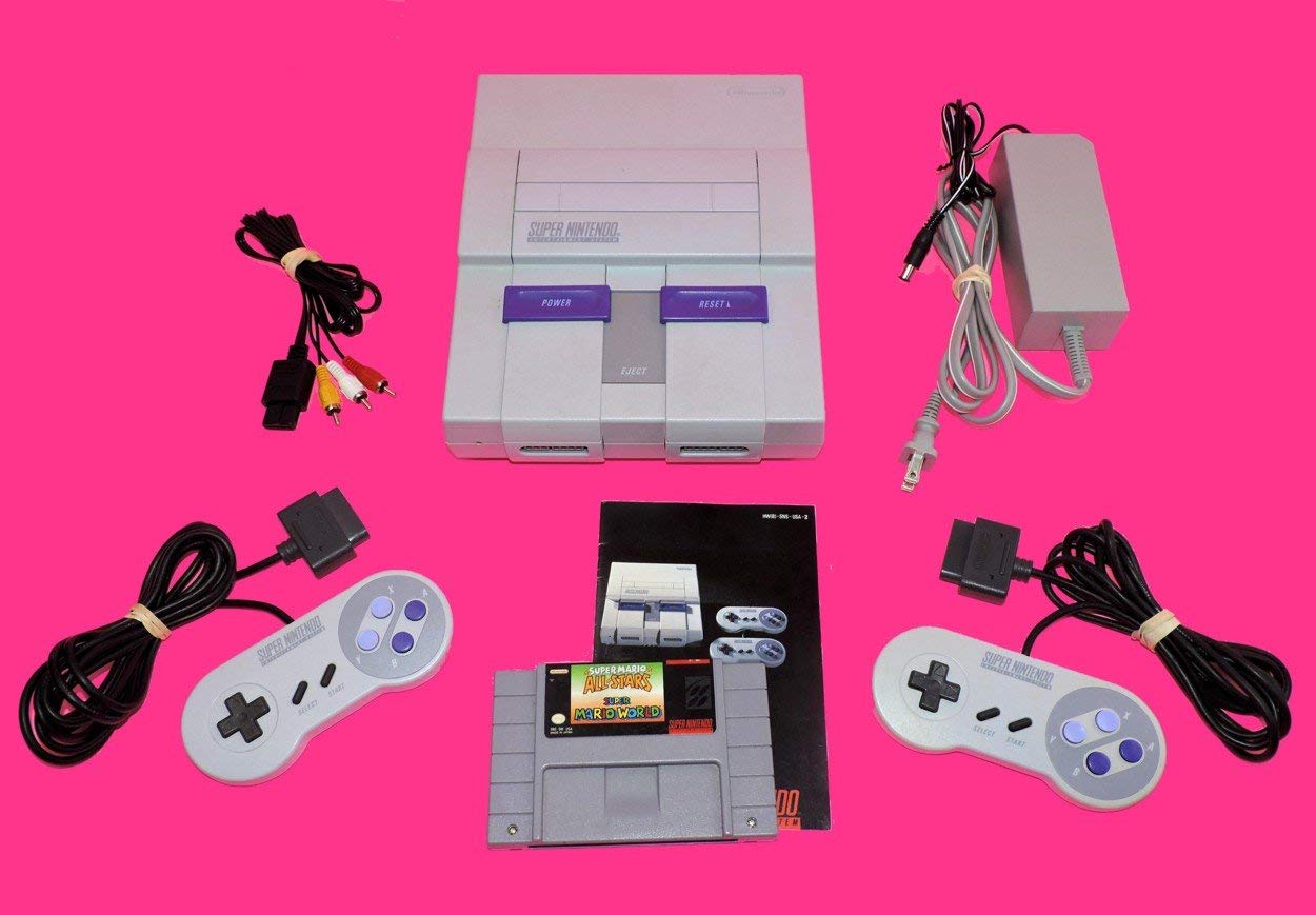 Super NES Mario Set with 5-Game Cartridge (Renewed) - Flex Gamingproduct_type