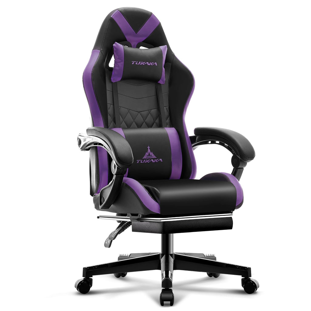 White Gaming Chair,Ergonomic Massage Office Desk Chair with Footrest | Pocket Spring Cushion,Reclining,Thick High Back,Headrest and Lumbar Support,Adjustable Leather Computer Chair Gamer Chair - Flex Gamingproduct_type