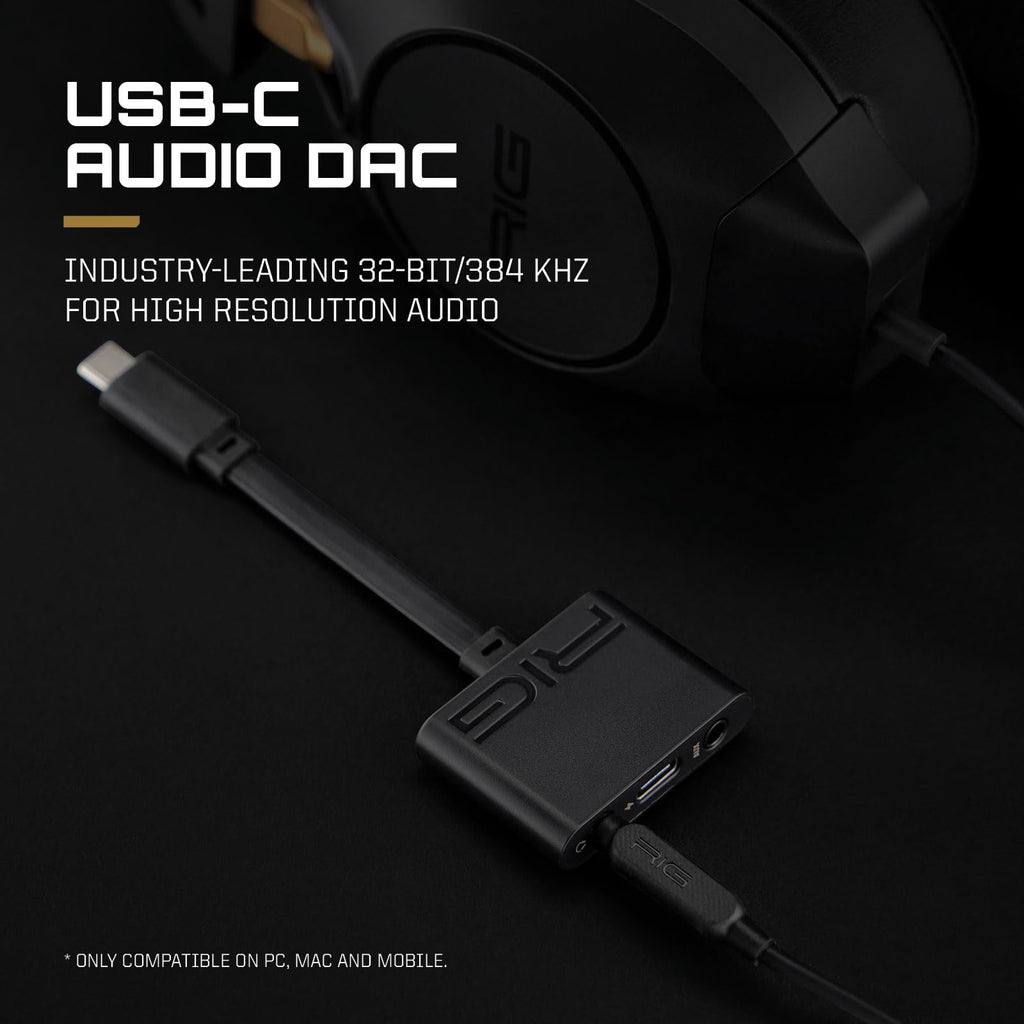 RIG R5 Spear PRO HS Wired Gaming Headset Officially Licensed for PlayStation, PS5, PS4, PC - 40mm Graphene Drivers, Tempest 3D Audio, Flip-to-Mute Mic, Memory Foam Cushions, 3.5mm -Black - Flex Gamingproduct_type