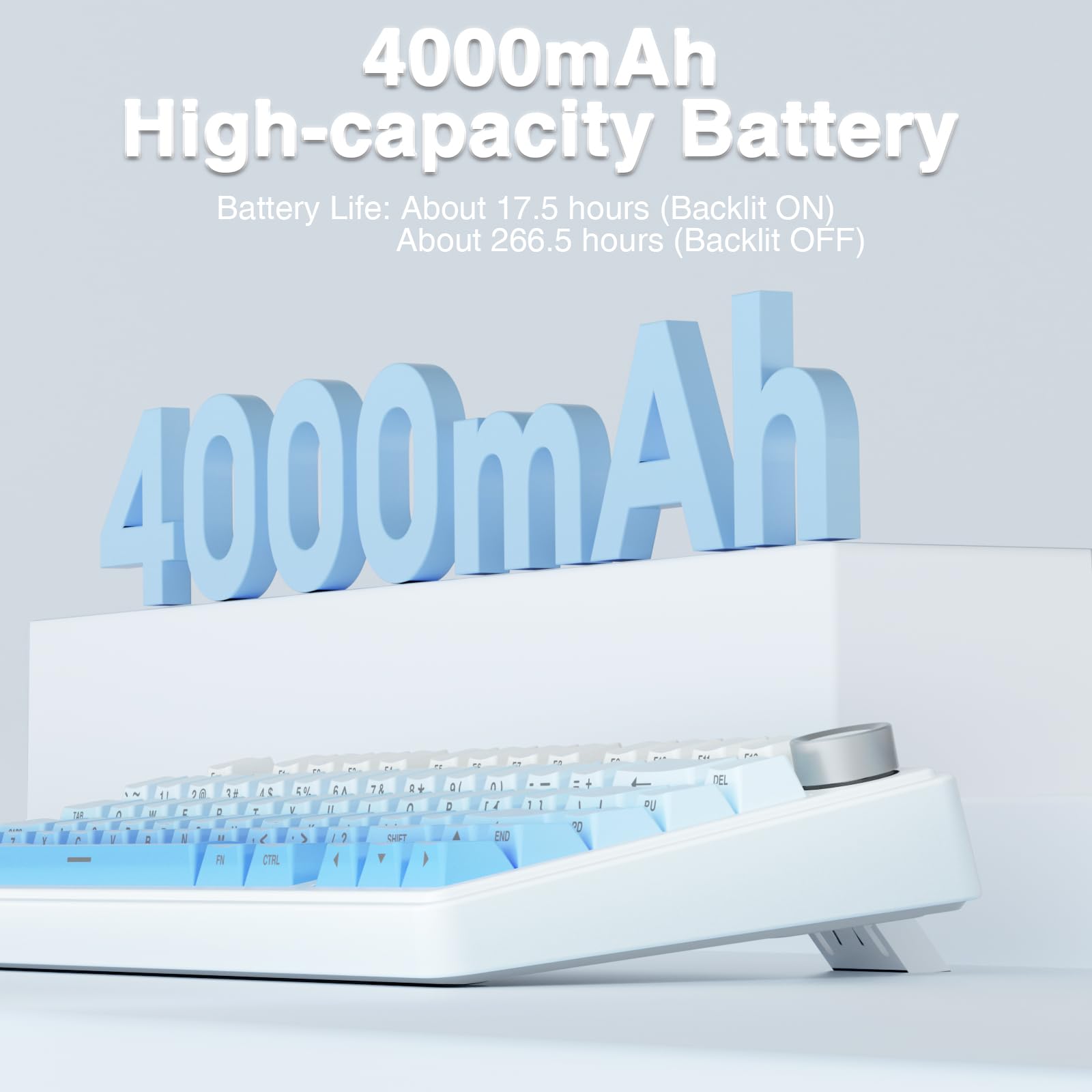 AULA F75 Pro Wireless Mechanical Keyboard,75% Hot Swappable Custom Keyboard with Knob,RGB Backlit,Pre-lubed Reaper Switches,Side Printed PBT Keycaps,2.4GHz/USB-C/BT5.0 Mechanical Gaming Keyboards - Flex Gamingproduct_type