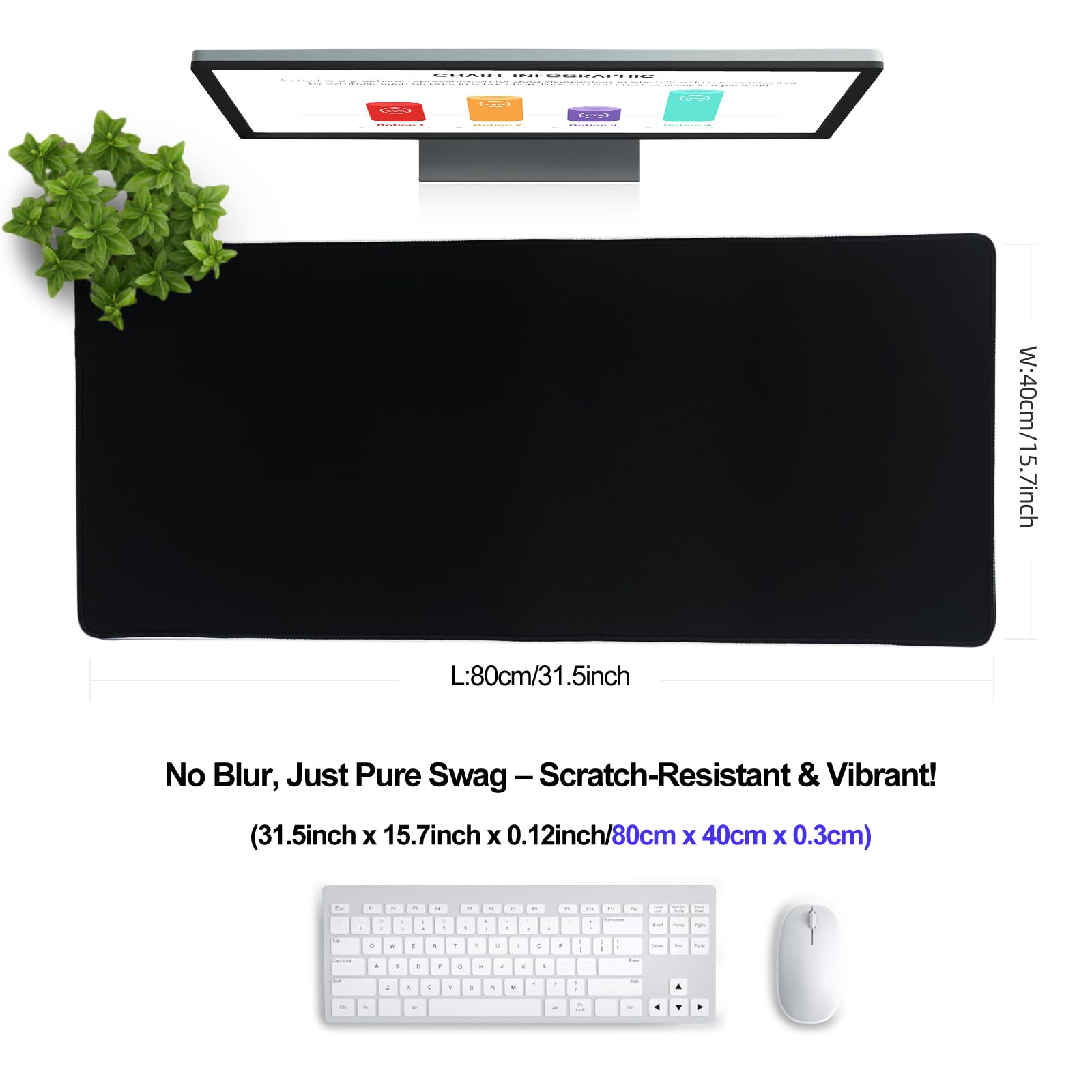 XXL Professional Large Mouse Pad & Computer Game Mouse Mat (35.4x15.7x0.1IN, Map) (90 * 40 Map) - Flex Gamingproduct_type