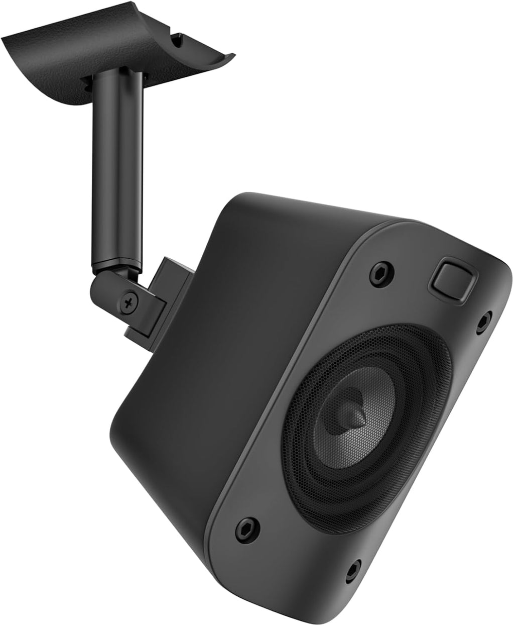 1 Pack, Wall Or Ceiling Mount for Logitech Z906 5.1 Surround Sound Speaker System Tilt and Swivel Adjustable Mounting Bracket for Logitech Z906 Satellite Speakers Wall Mounts