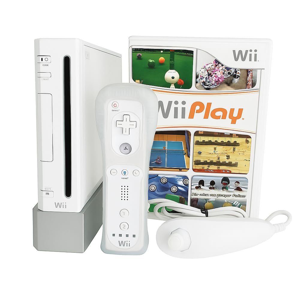 Wii Console Bundle (White) with Wii Play Game (2 Players) -Smart TV Ready (Renewed) - Flex Gamingproduct_type