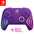 PDP Afterglow Wave Wireless RGB Gaming Controller for Nintendo Switch 2 | Nintendo Switch Lite, OLED, RGB LED Lighting, App Customization, Rechargeable 20-Hr Battery, 2 Mappable Back Buttons, White - Flex Gamingproduct_type