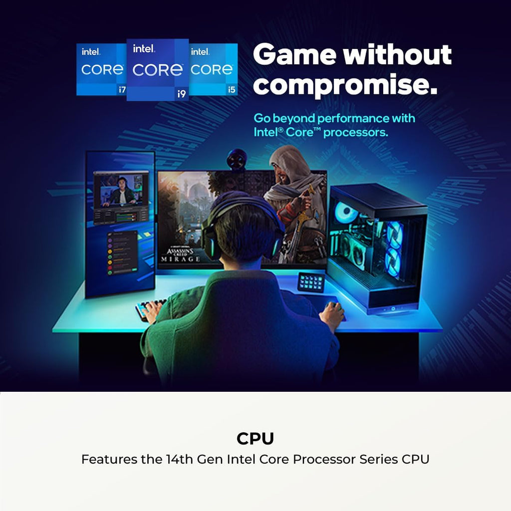 CyberPowerPC Gamer Xtreme Gaming PC, Intel Core i5-14400F 2.5GHz, GeForce RTX 5060 8GB, 16GB DDR5, 1TB PCIe 4.0 SSD, WiFi Ready & Windows 11 Home (GXiVR8060A47) | Gamer Xtreme, 16GB DDR5, 1TB PCIe 4.0 SSD, WiFi Ready & Windows 11 Home (GXiVR8060A47)