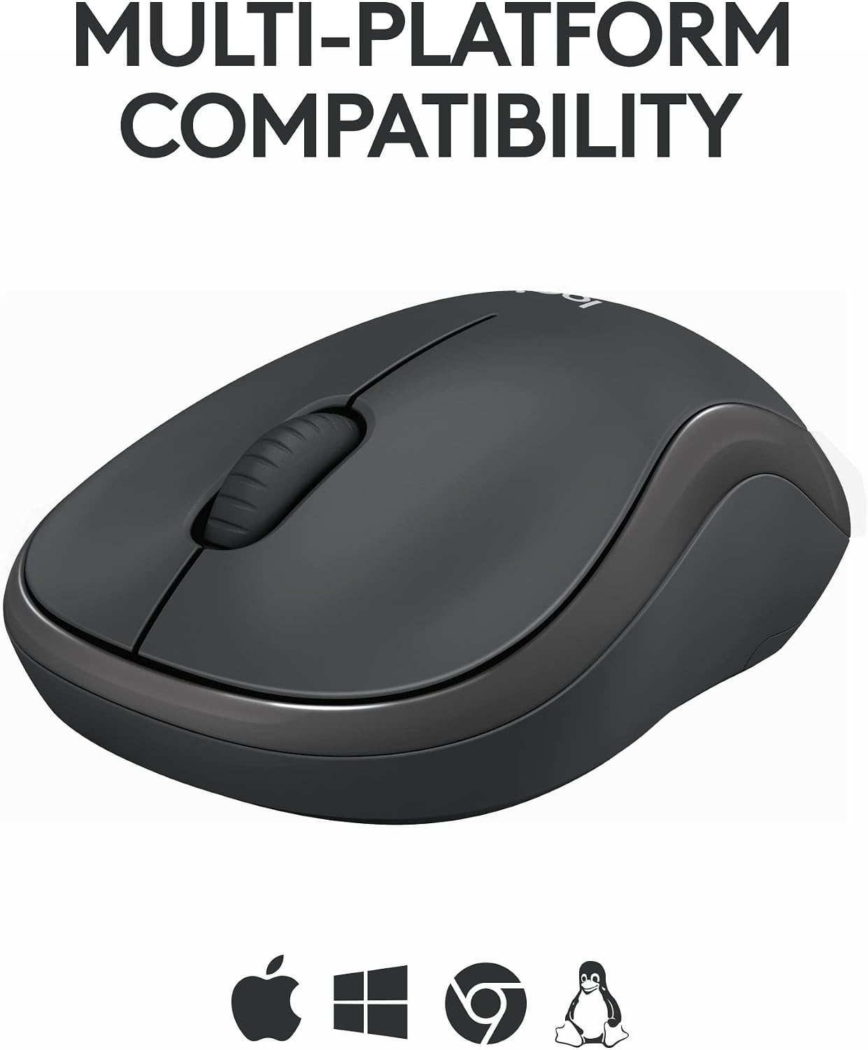 Logitech M240 Silent Bluetooth Mouse, Graphite