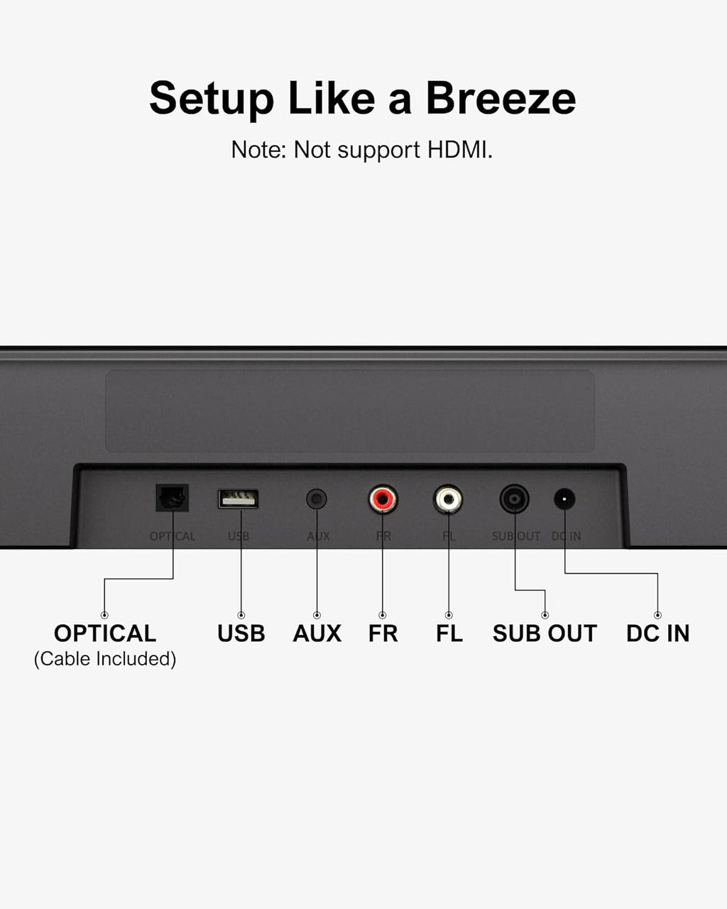 ULTIMEA 7.1ch Sound Bar with Subwoofer, 330W Peak Power, Virtual Surround Sound System for Smart TV, Home Theater Soundbar with 4 Surround Speakers, App Control, Opt/AUX/BT, Aura A40 (2026 Upgraded) - Flex Gamingproduct_type