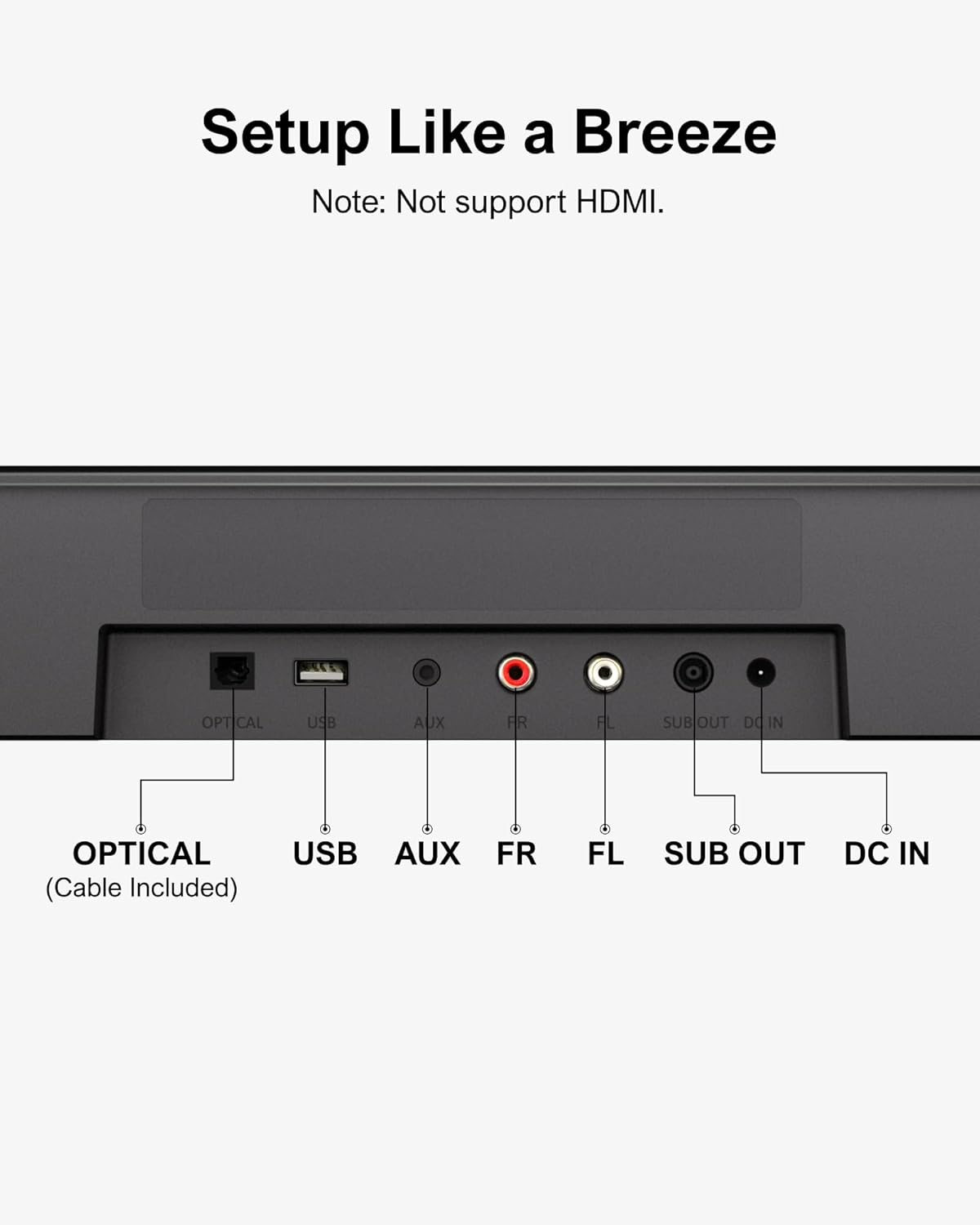 ULTIMEA 7.1ch Sound Bar with Subwoofer, 330W Peak Power, Virtual Surround Sound System for Smart TV, Home Theater Soundbar with 4 Surround Speakers, App Control, Opt/AUX/BT, Aura A40 (2026 Upgraded) - Flex Gamingproduct_type