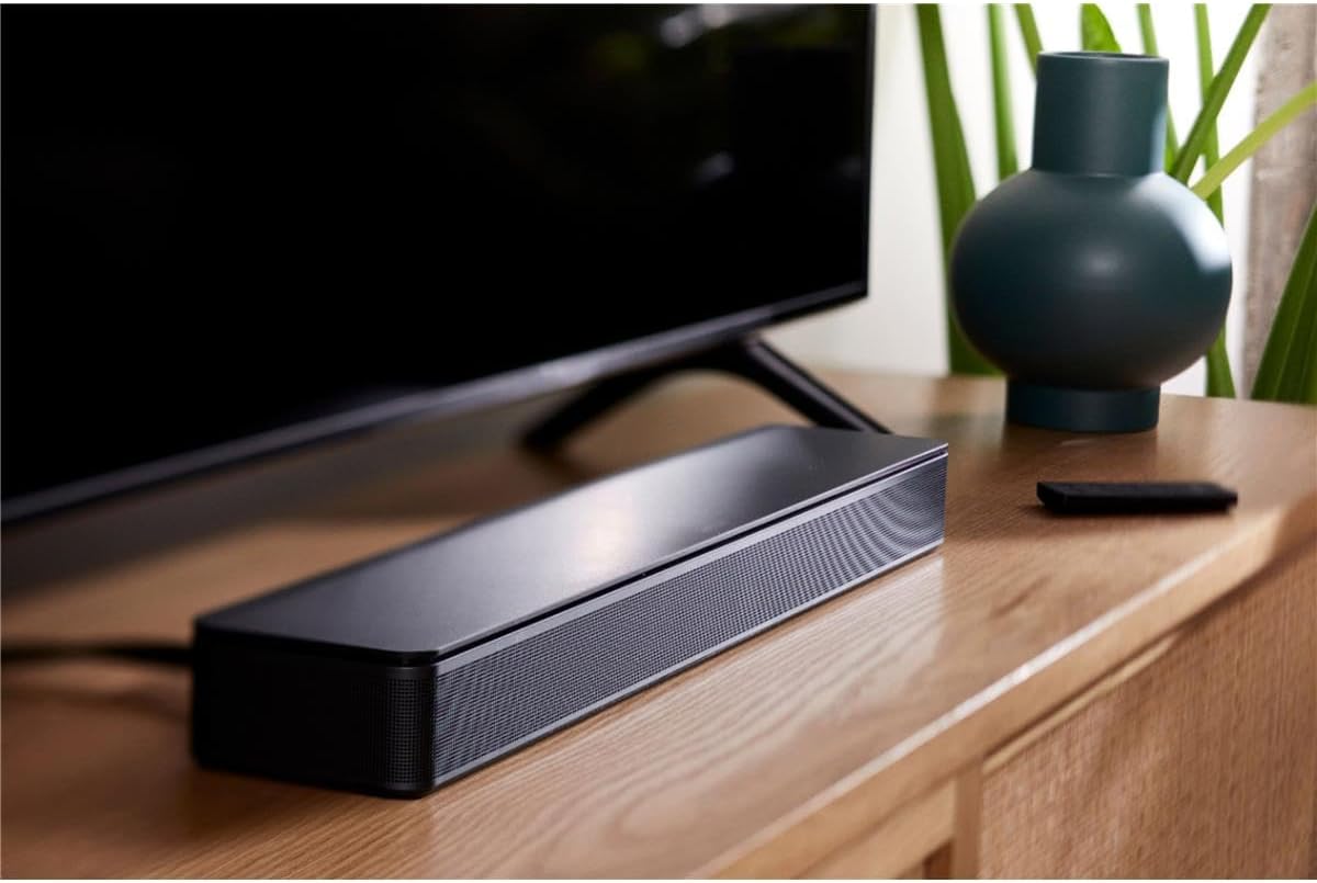 Bose TV Speaker - Soundbar for TV with Bluetooth and HDMI-ARC Connectivity, All-in-One Compact Soundbar, Includes Remote Control, Black - Flex Gamingproduct_type