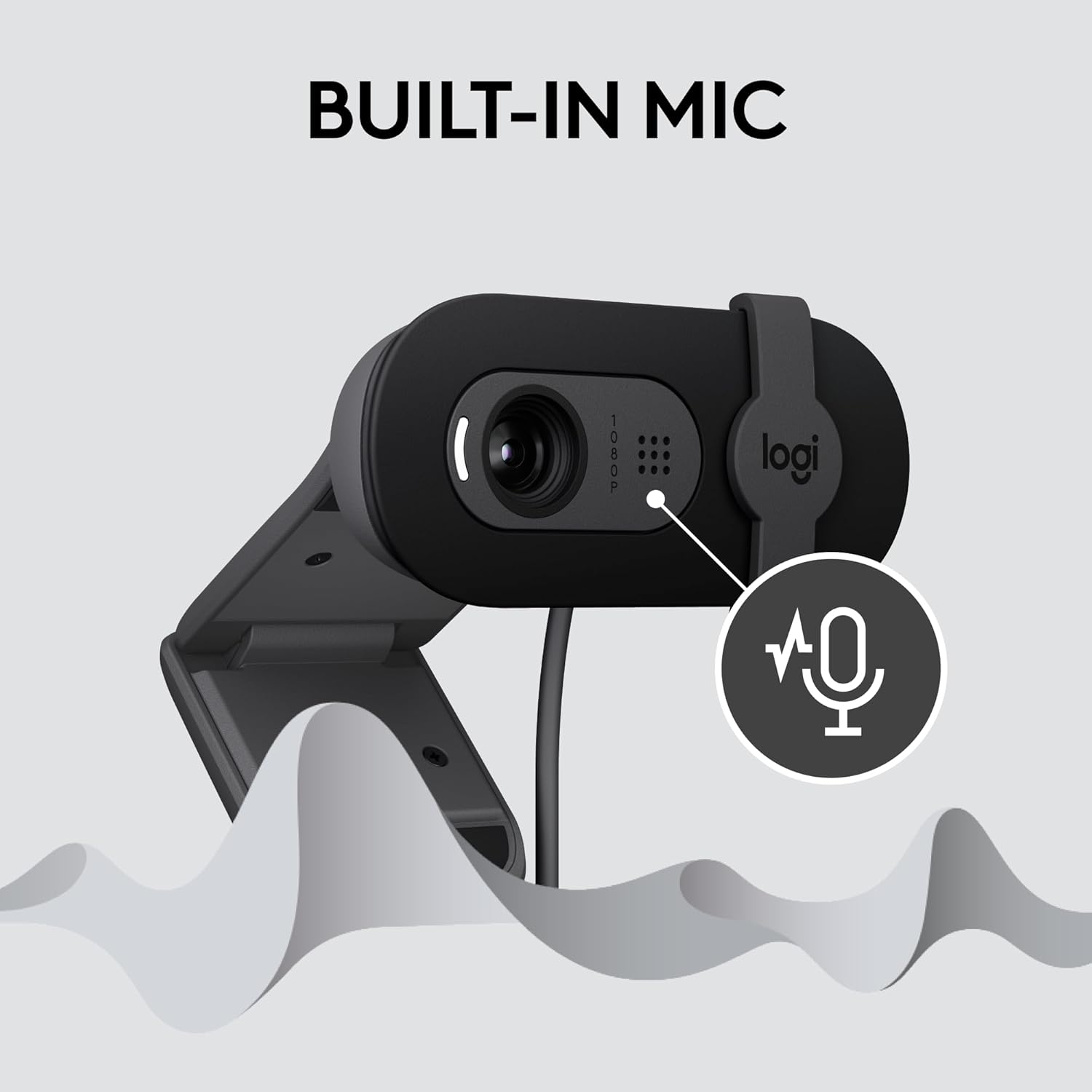 Logitech Brio 101 Full HD 1080p Webcam for Meetings, Streaming, Desktop, Laptop, PC - Built-in Mic, Shutter, Works with Zoom, Microsoft Teams, Nintendo Switch 2’s new GameChat Mode, USB-A,-Black - Flex Gamingproduct_type