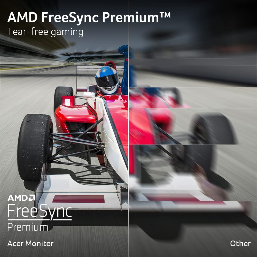 acer Nitro 27 Inch QHD 2560 x 1440 IPS Gaming Monitor | AMD FreeSync | Up to 180Hz Refresh | Up to 0.5ms | DCI-P3 95% | HDR 10 Support | One Display Port 1.2 & Two HDMI 2.0 | KG271U N3bmiipx - Flex Gamingproduct_type