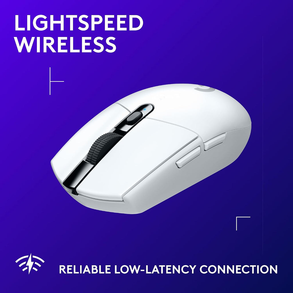Logitech G305 Lightspeed Wireless Gaming Mouse, Hero Sensor, 12,000 DPI, Lightweight, 6 Programmable Buttons, 250h Battery, On-Board Memory, Compatible with PC, Mac - Black - Flex Gamingproduct_type