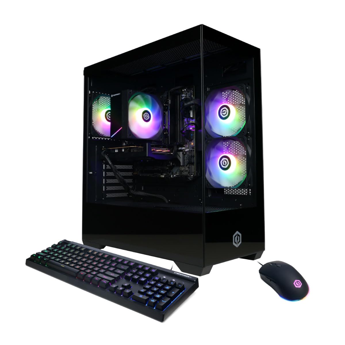 CyberPowerPC Gaming PC, Intel Core i5-14400F, GeForce RTX 5060 8GB | Gamer Xtreme, 16GB DDR5, 1TB PCIe 4.0 SSD, WiFi Ready & Windows 11 Home (GXiVR8060A47) - Flex Gamingproduct_type