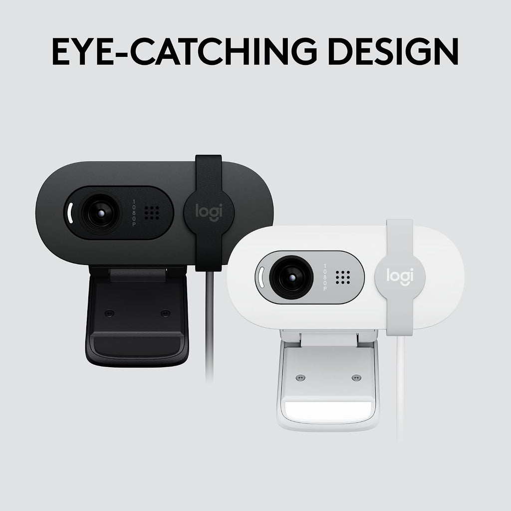 Logitech Brio 101 Full HD 1080p Webcam for Meetings, Streaming, Desktop, Laptop, PC - Built-in Mic, Shutter, Works with Zoom, Microsoft Teams, Nintendo Switch 2’s new GameChat Mode, USB-A,-Black - Flex Gamingproduct_type