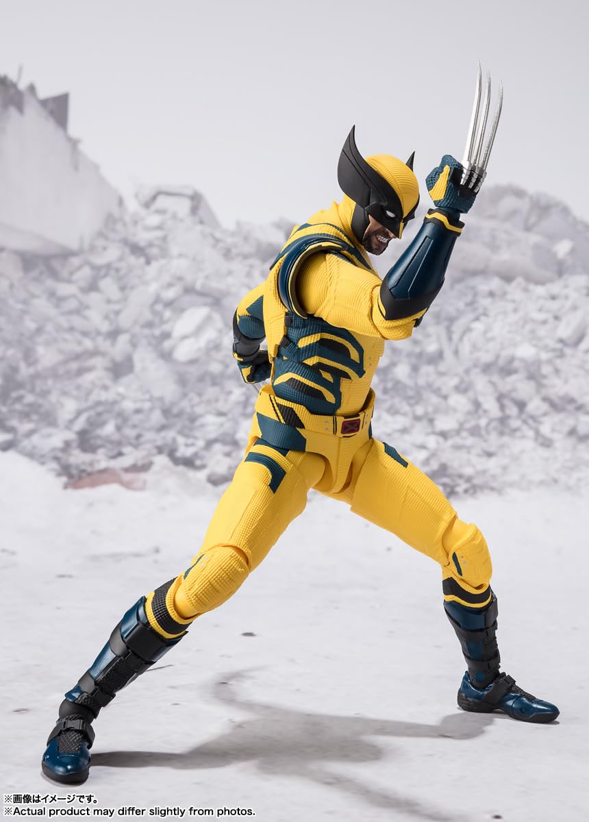 TAMASHII Nations - Deadpool & Wolverine - Wolverine, Bandai Spirits S.H.Figuarts Action Figure - Flex Gamingproduct_type