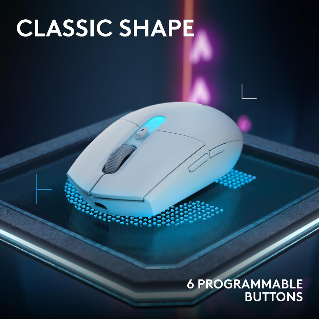 Logitech G305 Lightspeed Wireless Gaming Mouse, Hero Sensor, 12,000 DPI, Lightweight, 6 Programmable Buttons, 250h Battery, On-Board Memory, Compatible with PC, Mac - Black - Flex Gamingproduct_type
