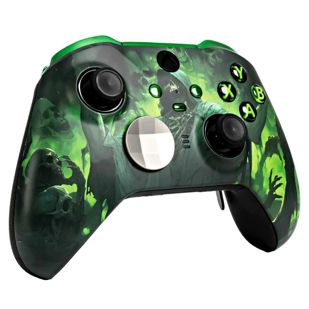 Xbox Elite Series 2 Custom Soft Touch Controller - Soft Touch Feel, Added Grip, Cool Blue Color - Compatible with Xbox One, Series X, Series S - Flex Gamingproduct_type