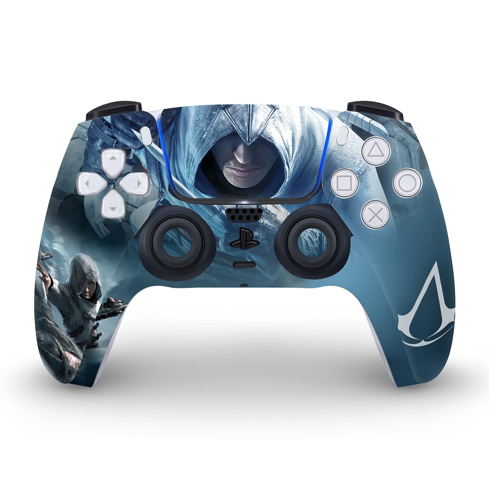 Altaïr Hidden Blade Key Art Matte Vinyl Faceplate Sticker Gaming Skin Case Cover Compatible with Sony Playstation 5 PS5 Disc Edition Console & DualSense Controller - Flex Gamingproduct_type
