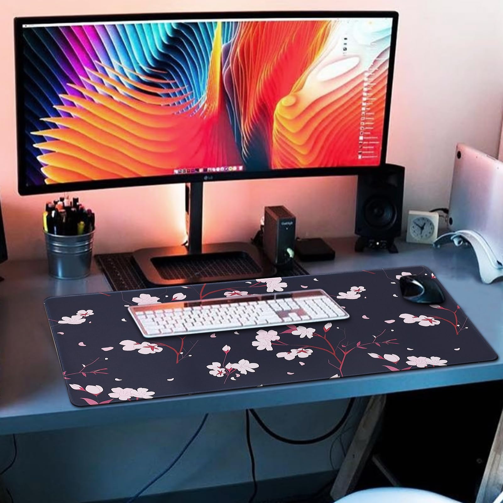 XXL Professional Large Mouse Pad & Computer Game Mouse Mat (35.4x15.7x0.1IN, Map) (90 * 40 Map) - Flex Gamingproduct_type