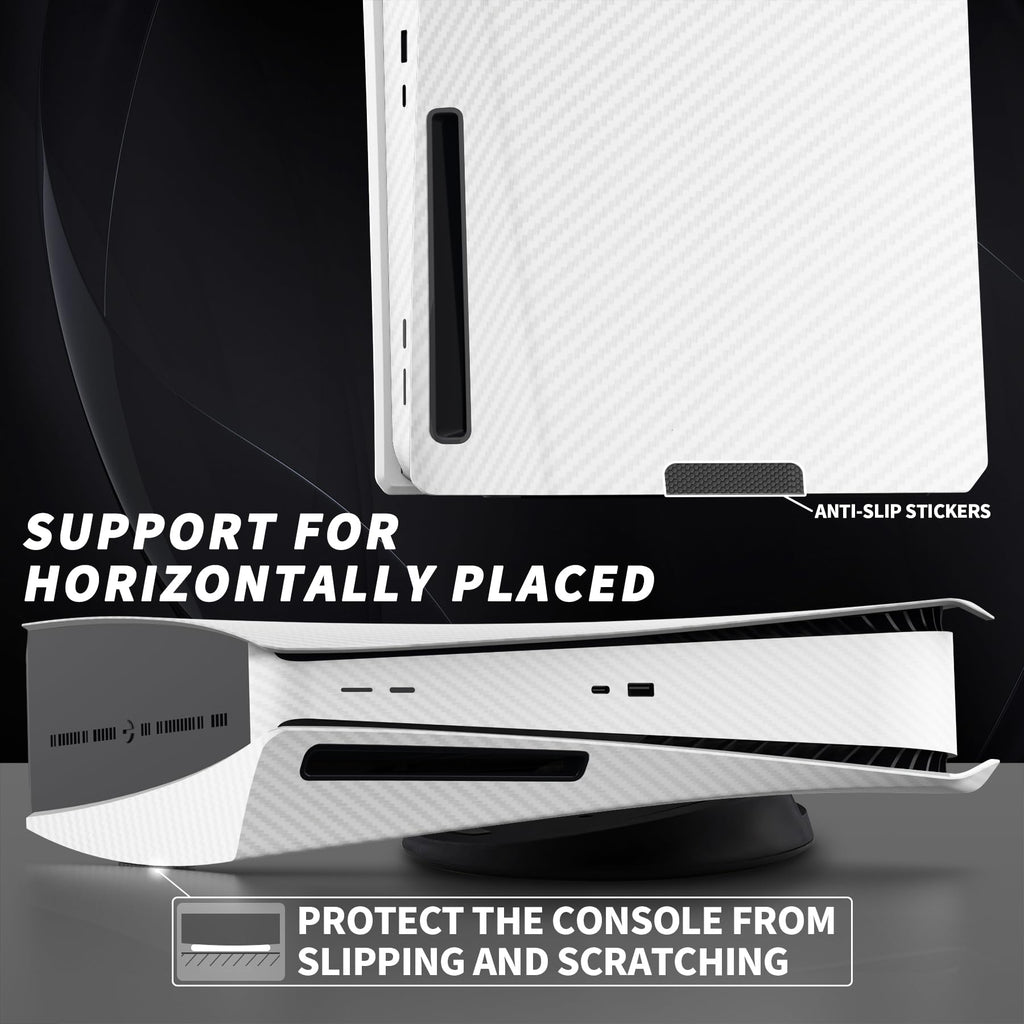 eXtremeRate eXcover The Great Wave Top Bottom Cover Compatible with ps5 Console Disc Edition, Replacement Faceplate Backplate Shell Skin Compatible with ps5 Disc Version Console - Flex Gamingproduct_type