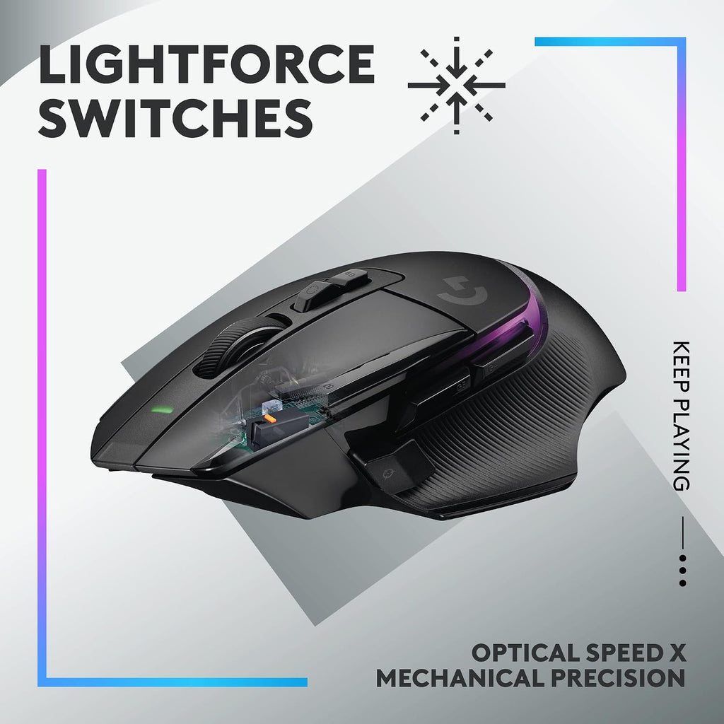 Logitech G502 X Plus Lightspeed Wireless Gaming Mouse + G733 Lightspeed Wireless Gaming Headset - Black - Flex Gamingproduct_type