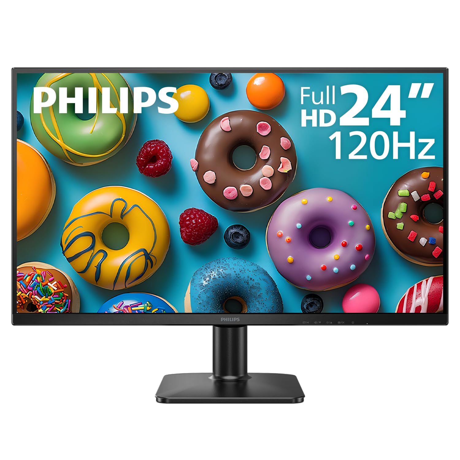 Philips 24 inch 100Hz Computer Monitor, Frameless Full HD (1920 x 1080), VESA, HDMI x1, VGA Port x1, Eye Care, 4 Year Advance Replacement Warranty, 241V8LB - Flex Gamingproduct_type