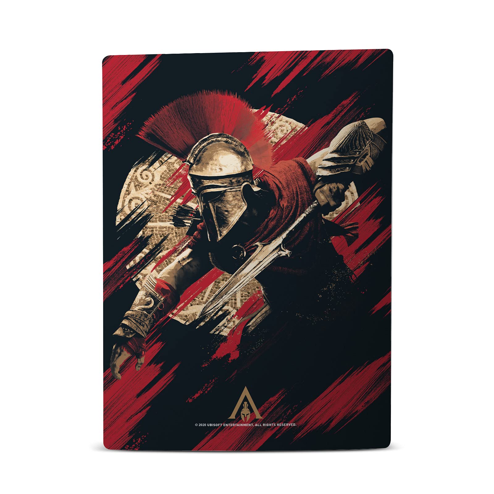 Alexios with Spear Odyssey Artwork Matte Vinyl Faceplate Sticker Gaming Skin Case Cover Compatible with Sony Playstation 5 PS5 Disc Edition Console & DualSense Controller - Flex Gamingproduct_type