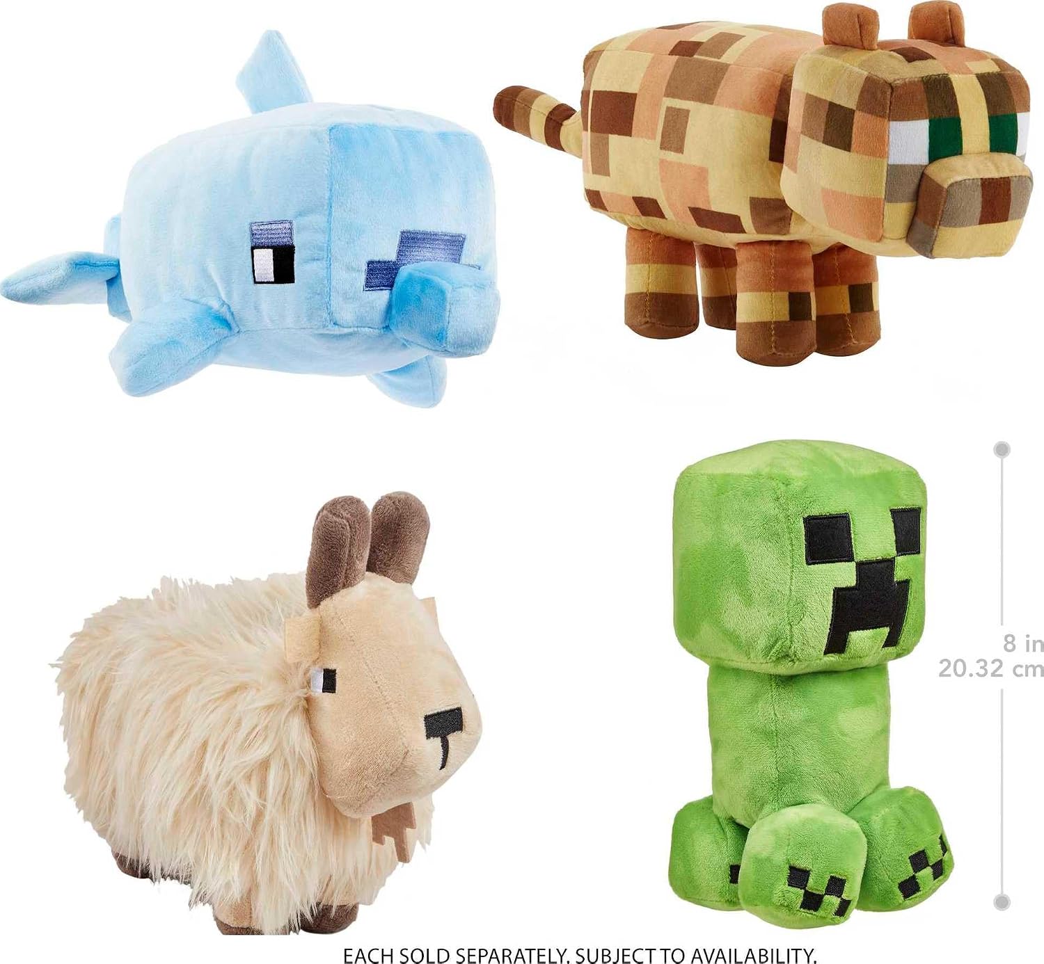 Mattel Minecraft Basic Plush Character Soft Dolls, Video Game-Inspired Collectible Toy Gifts for Kids & Fans Ages 3 Years Old & Up - Flex Gamingproduct_type