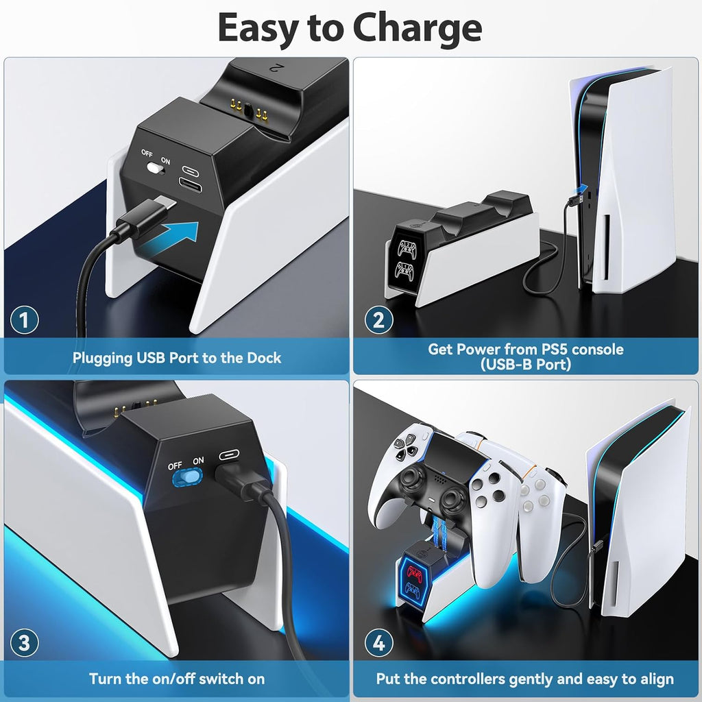 Effortless Charging with the Best PS5 Controller Charging Station - Flex Gamingproduct_type
