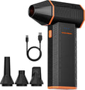 WOLFBOX MegaFlow 50 Compressed Air Duster-110000RPM Super Power Electric Air Duster, 3-Gear Adjustable Mini Blower with Fast Charging, Dust Blower for Computer, Keyboard, House, Outdoor and Car - Flex Gamingproduct_type