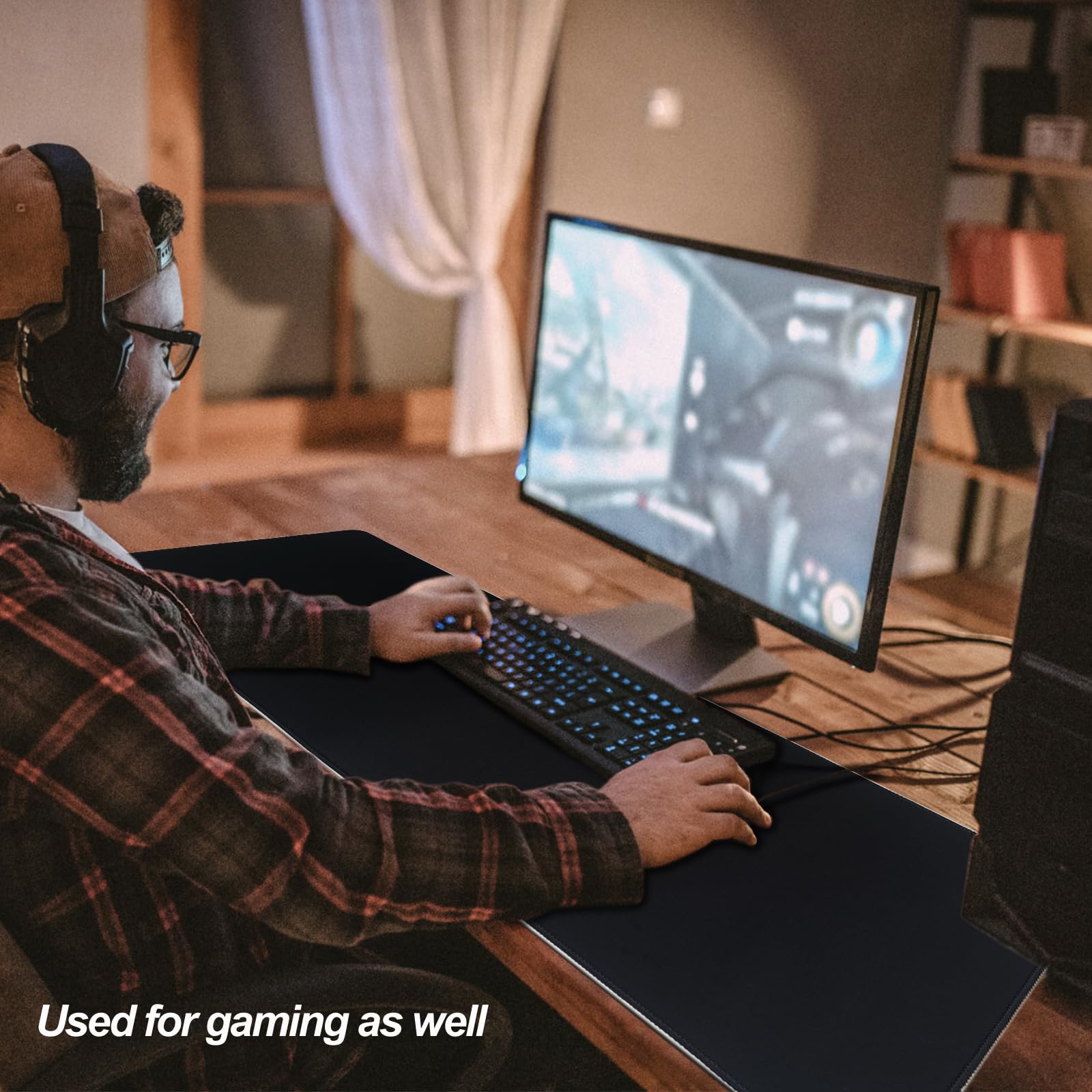XXL Professional Large Mouse Pad & Computer Game Mouse Mat (35.4x15.7x0.1IN, Map) (90 * 40 Map) - Flex Gamingproduct_type
