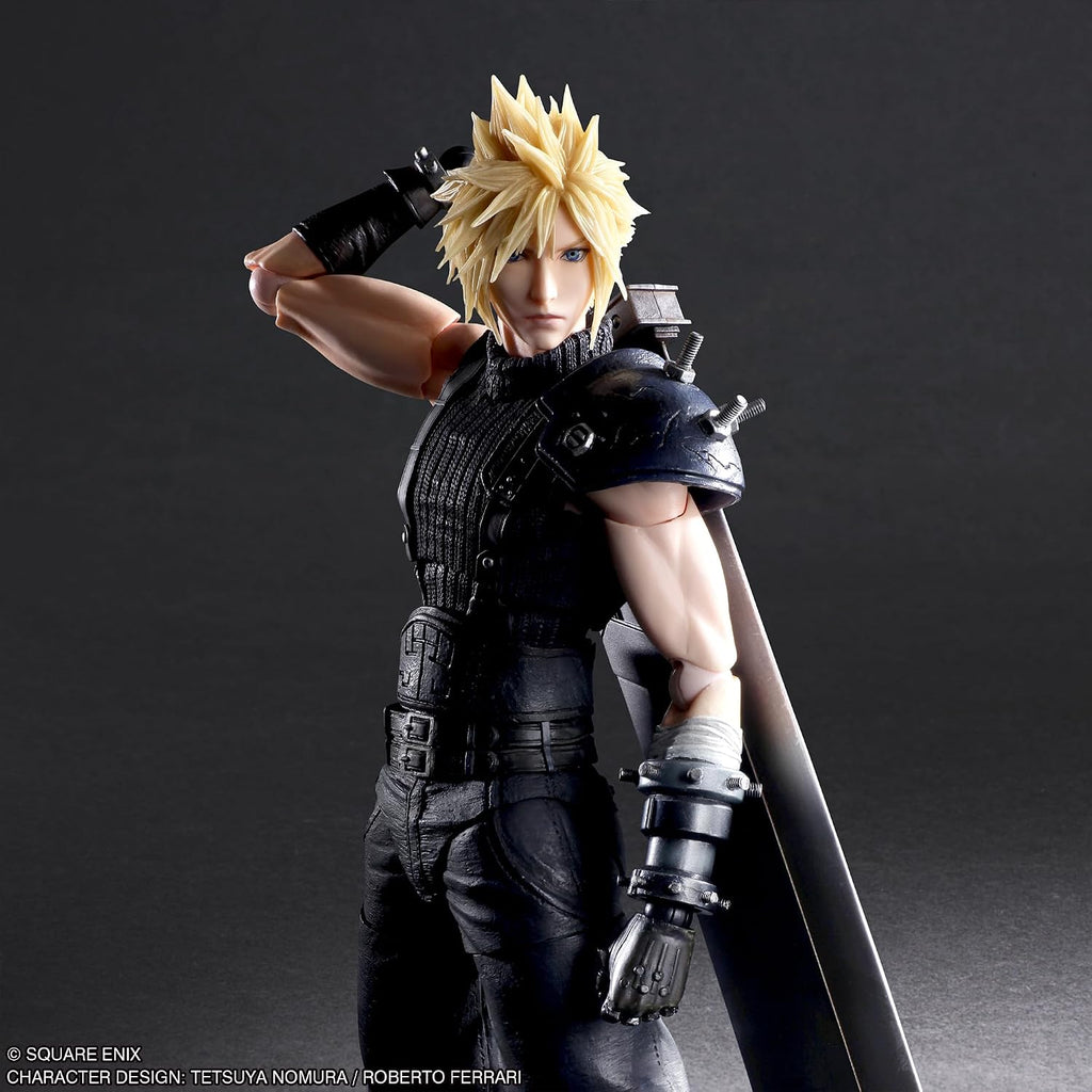 Final Fantasy VII Cloud Strife Figurine - Iconic Play Arts Kai 27 cm Collectible - Flex Gamingproduct_type