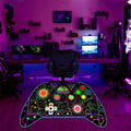 Video Game Shaped Carpet Rug - Gamepad Shaped Area Rug for Boys Bedroom Gaming Themed Area Rugs Kids Boys Gaming Room Decor, 4.5x6 Feet - Flex Gamingproduct_type