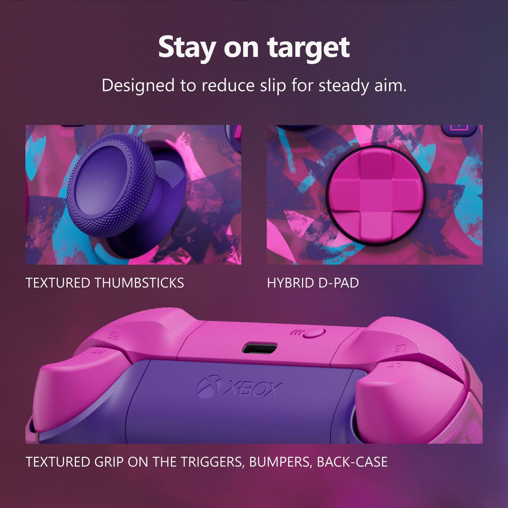XBOX Wireless Gaming Controller | Pulse Red | Console, PC, & Cloud Devices | Textured Grip | Wireless, Bluetooth, USB-C Connectivity - Flex Gamingproduct_type