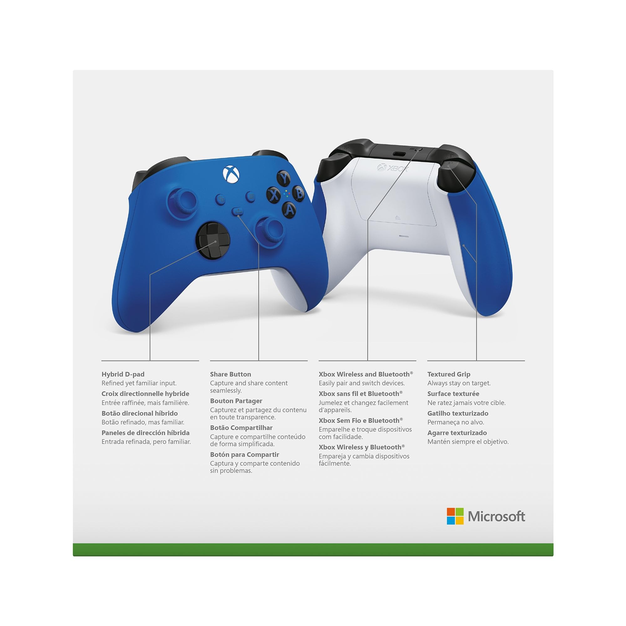 XBOX Wireless Gaming Controller | Pulse Red | Console, PC, & Cloud Devices | Textured Grip | Wireless, Bluetooth, USB-C Connectivity - Flex Gamingproduct_type