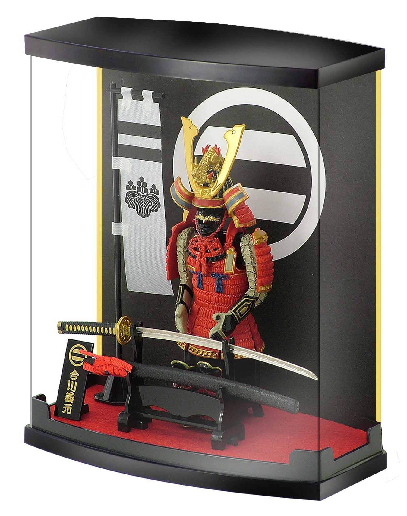 MEISTER JAPAN Samurai Figure Yamamoto Kansuke 8.3" w/Katana & Case | 1:10 scale armor honoring the Takeda strategist, with stand, flag & kakedai stand; dust-proof, gift for history fans - Flex Gamingproduct_type