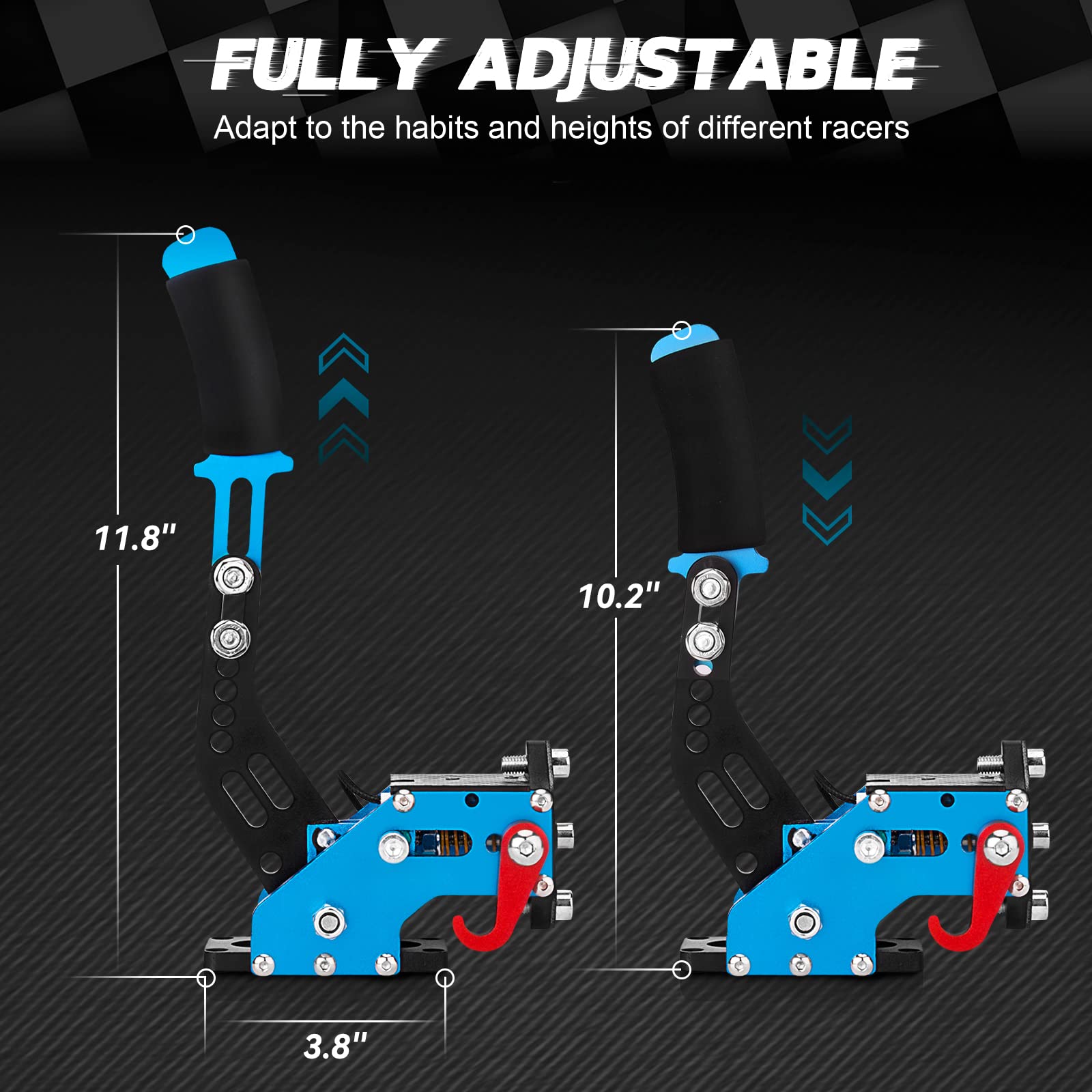 aikeec USB Handbrake for PS4 PS5: Compatible with Logitech G27 G29- PC Handbrake Compatible for G27 G29 G920 Thrusmsater T300 T500 Sim Racing Handbrake - Flex Gamingproduct_type