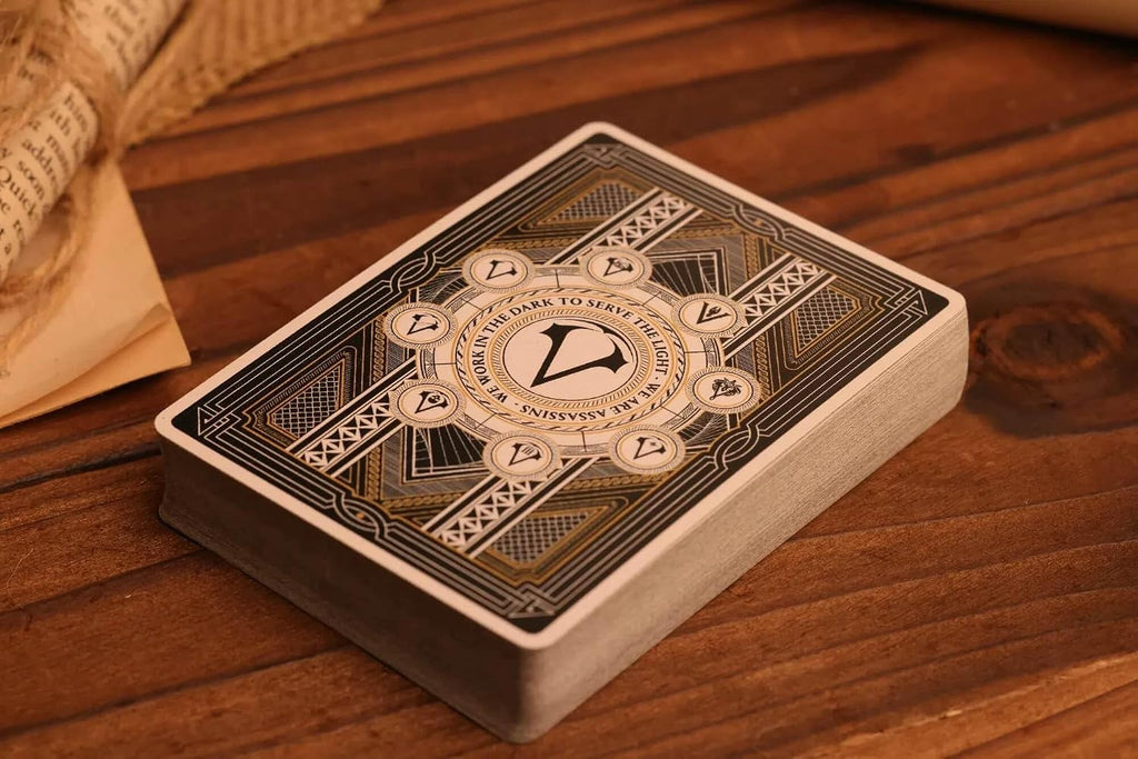 Unlock Adventure with Assassin's Creed Playing Cards: Hidden Blade Deck - Luxury Poker Deck for Adult Collectors - Flex Gamingproduct_type