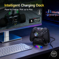 EasySMX X05Pro Wireless PC Gaming Controller with Smart Charging Dock – Full Quiet Buttons, Dual-Stage Linear Triggers, 8-Way D-Pad, Programmable Buttons, Hall Effect Joysticks, 1000mAh Long Battery Life, 1000Hz Polling Rate, Compatible with PC/Switch/And - Flex Gamingproduct_type