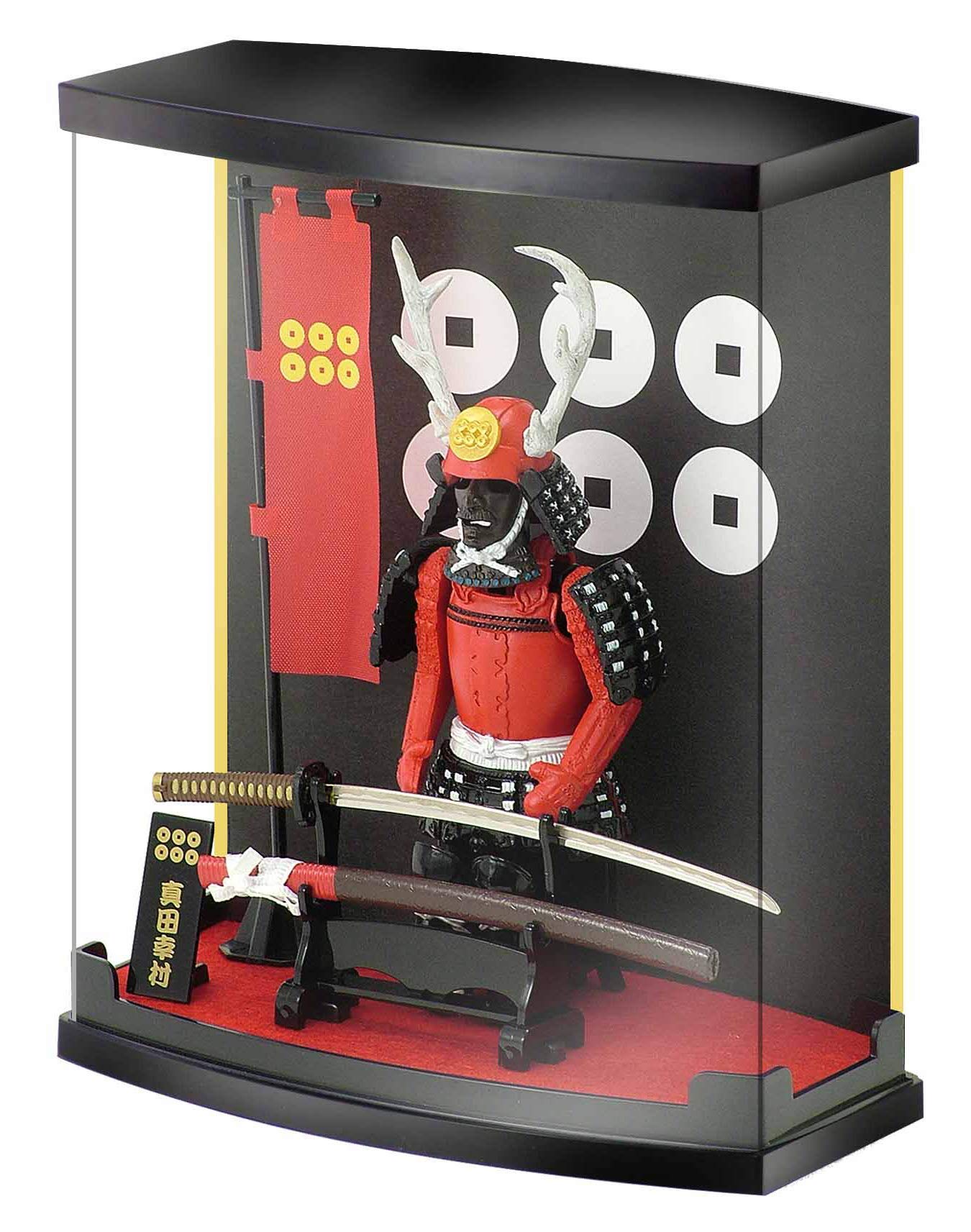 MEISTER JAPAN Samurai Figure Yamamoto Kansuke 8.3" w/Katana & Case | 1:10 scale armor honoring the Takeda strategist, with stand, flag & kakedai stand; dust-proof, gift for history fans - Flex Gamingproduct_type