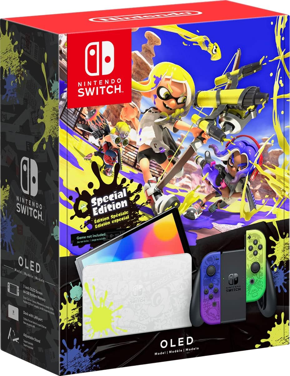 Nintendo Switch OLED Splatoon 3 Edition - Elevate Your Gaming Experience - Flex Gamingproduct_type