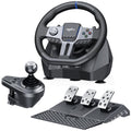 PXN Racing Wheel, 270&900° V9 Gen2 Gaming Steering Wheel | 3 Pedals, H Shifter, APP Support, Vibration Feedback, for PC, PS4, Xbox One, Xbox Series X/S - Flex Gamingproduct_type