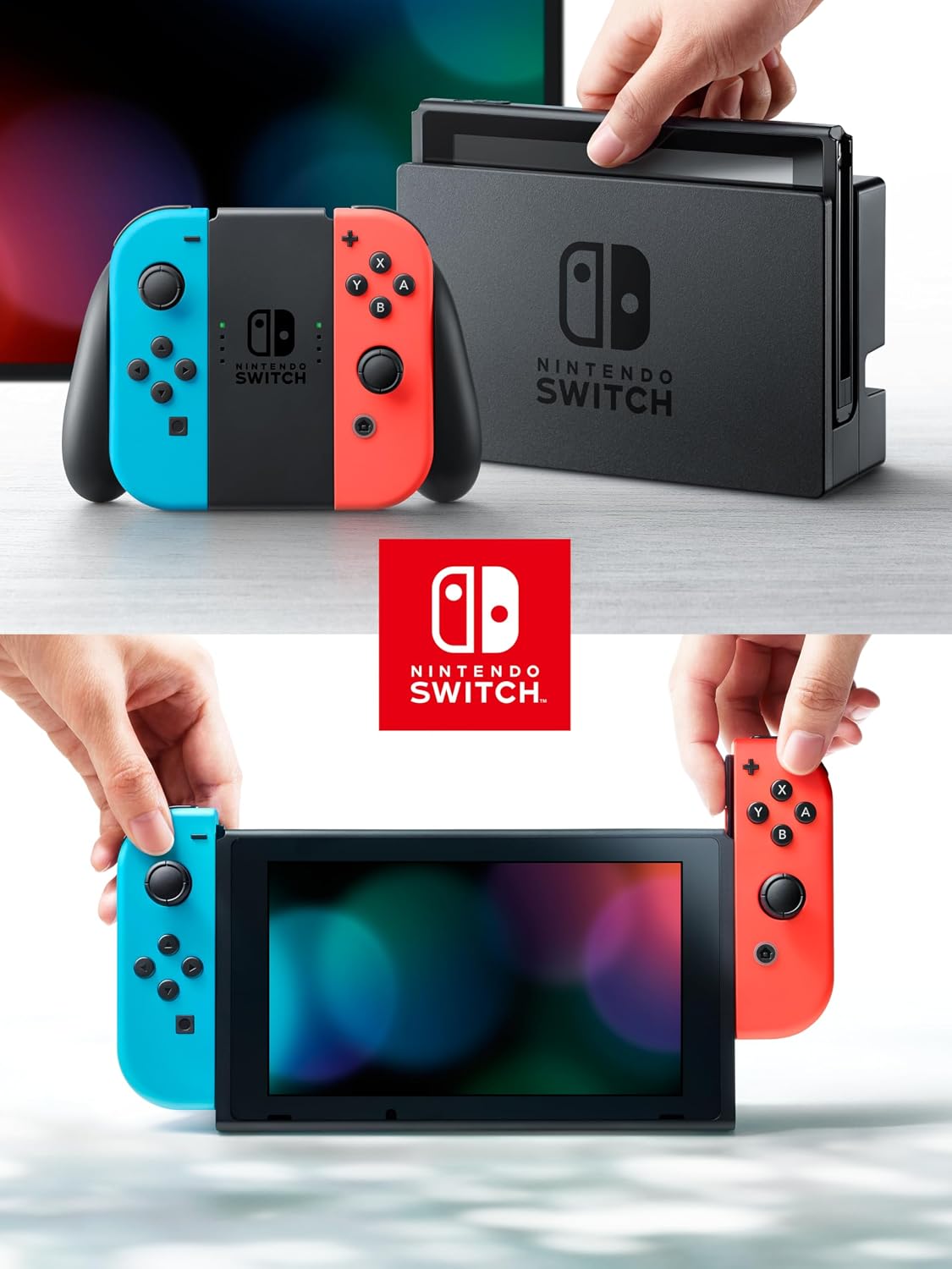 Experience Seamless Gaming Anywhere with the Nintendo Switch Console Neon Edition - Flex Gamingproduct_type