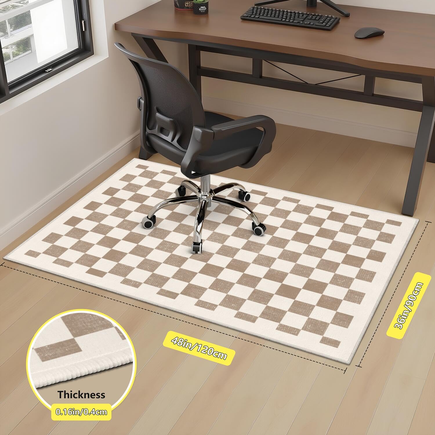 Gaming Chair Mat for Carpet Hardwood Tile Floor,36"x48" Gamer Rugs for Game Room, Under Desk Non Slip Gamer Rug,Low-Pile Game Room Rug,Rubber Backing Large Gaming Chair Floor Mat,Green Honeycomb - Flex Gamingproduct_type