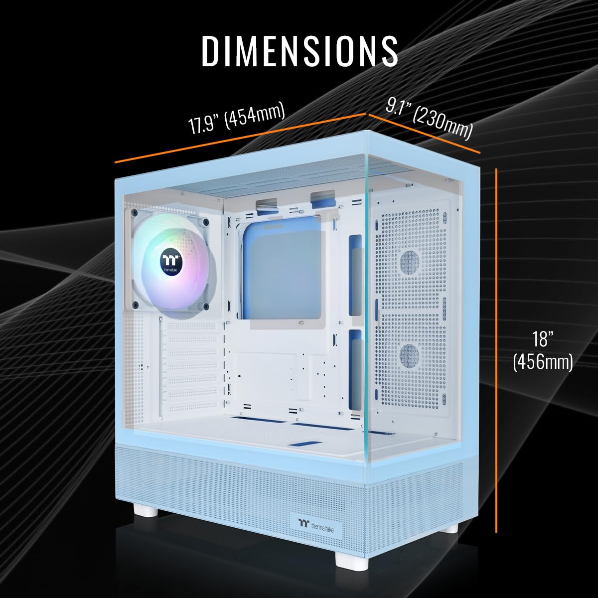 Thermaltake LCGS Quartz i1460 Gaming Desktop (Intel Core™ i5-14400F, ToughRam DDR4 3600Mhz 16GB RGB Memory, NVIDIA GeForce® RTX 5060, 1TB NVMe M.2, WiFi, Windows 11) S2QT-B760-560-LCS - Flex Gamingproduct_type